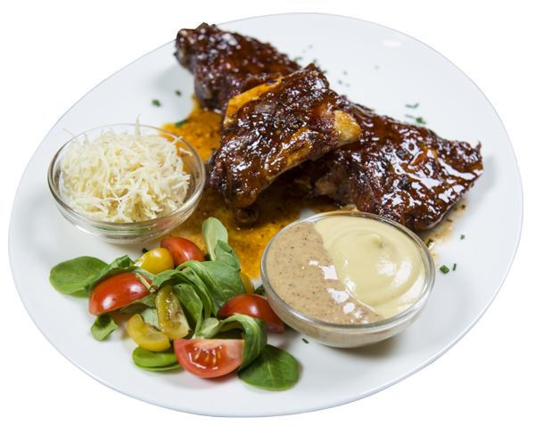 Grilovaná vepřová žebra na medu a chilli